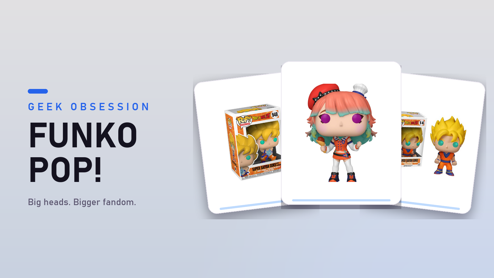 Funko Pop! vinyl figures at Geek Obsession