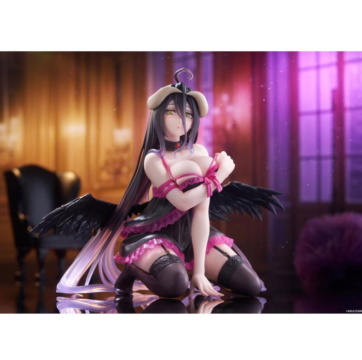 ***PRE ORDER***    Overlord Albedo Negligee Version Desktop Cute Statue
