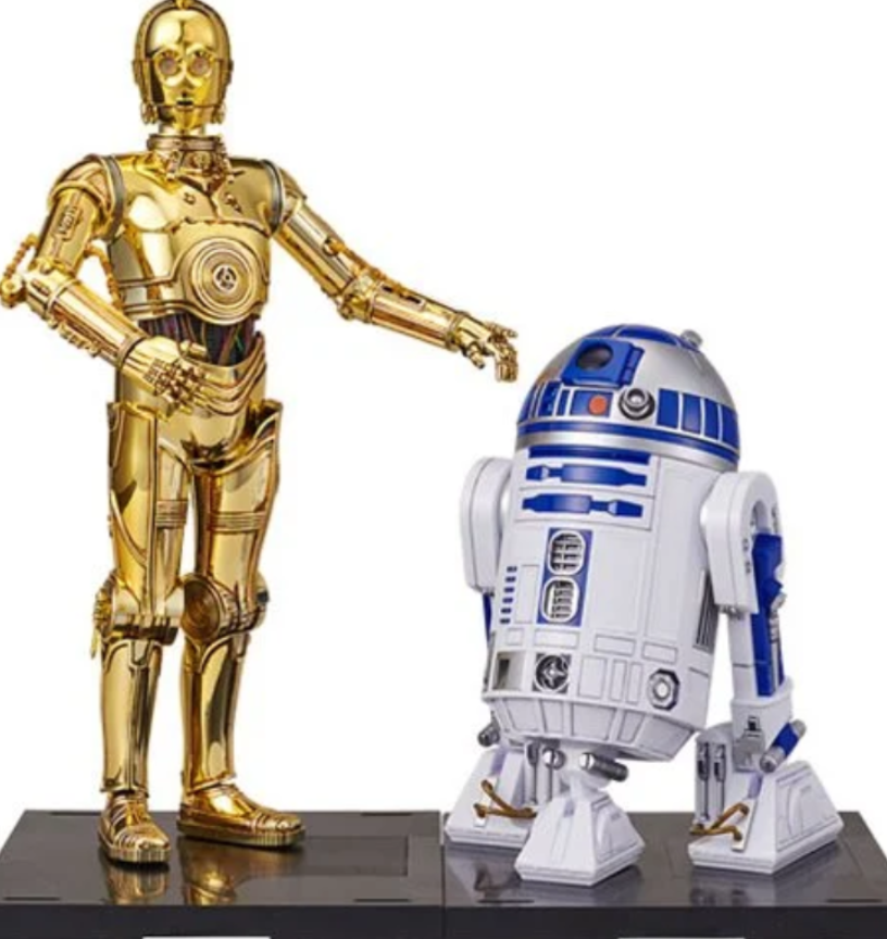 Star Wars C-3PO and R2-D2 1:12 Scale Model Kit Set