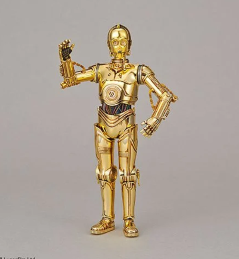 Star Wars C-3PO and R2-D2 1:12 Scale Model Kit Set