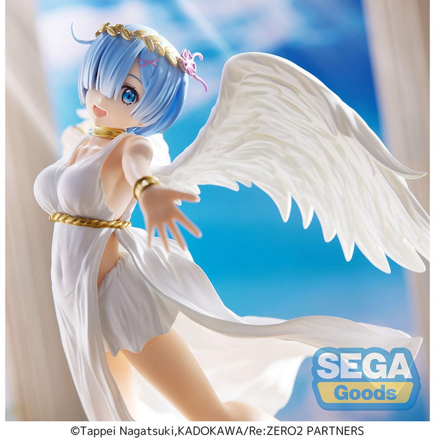 Re:Zero Starting Life in Another World Rem Super Demon Angel Luminasta Statue