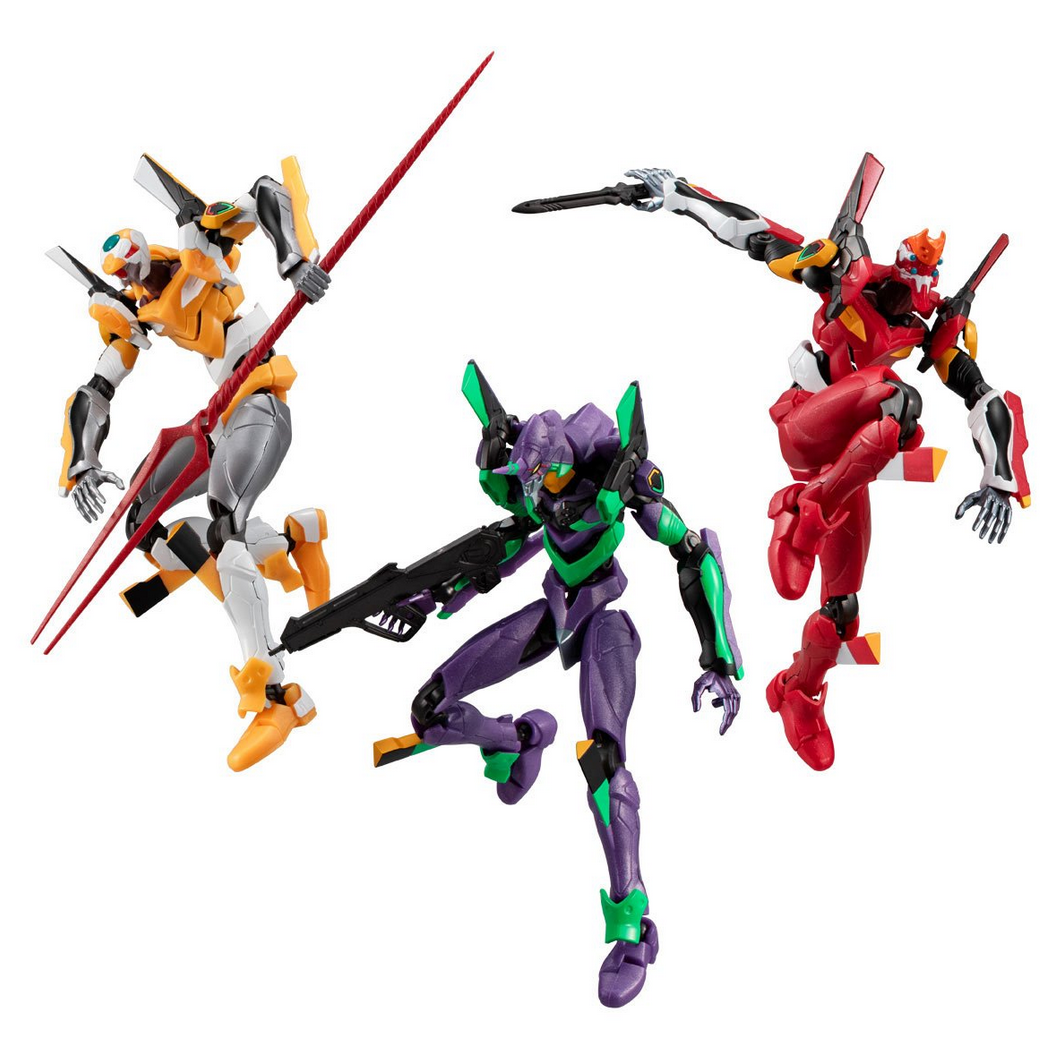 Neon Genesis Evangelion EVA Frame DX Rebuild Metallic Model Kit Case of 3