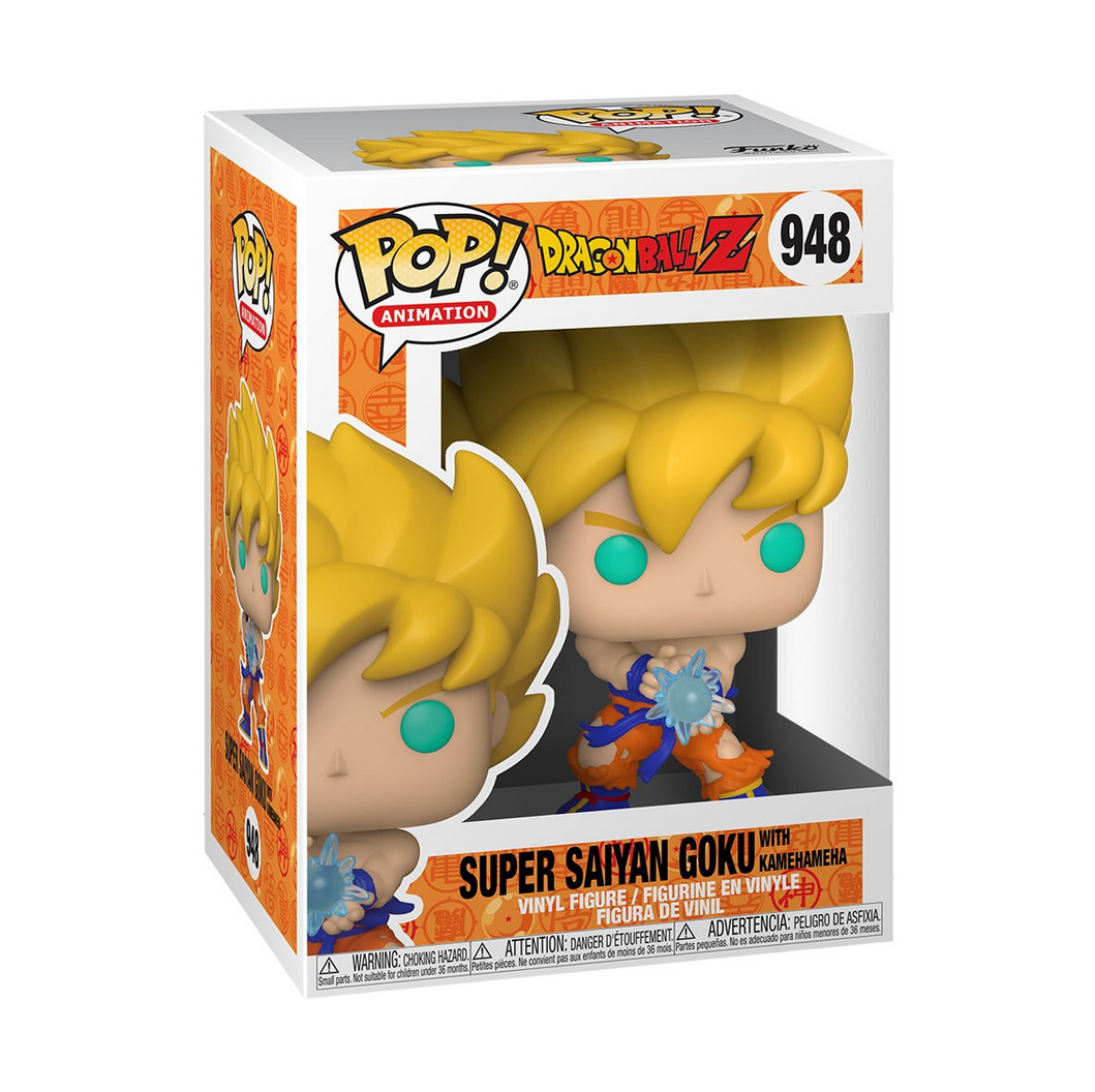 Dragon Ball Z Super Saiyan Goku with Kamehameha Wave Funko Pop! Vinyl Figure #948