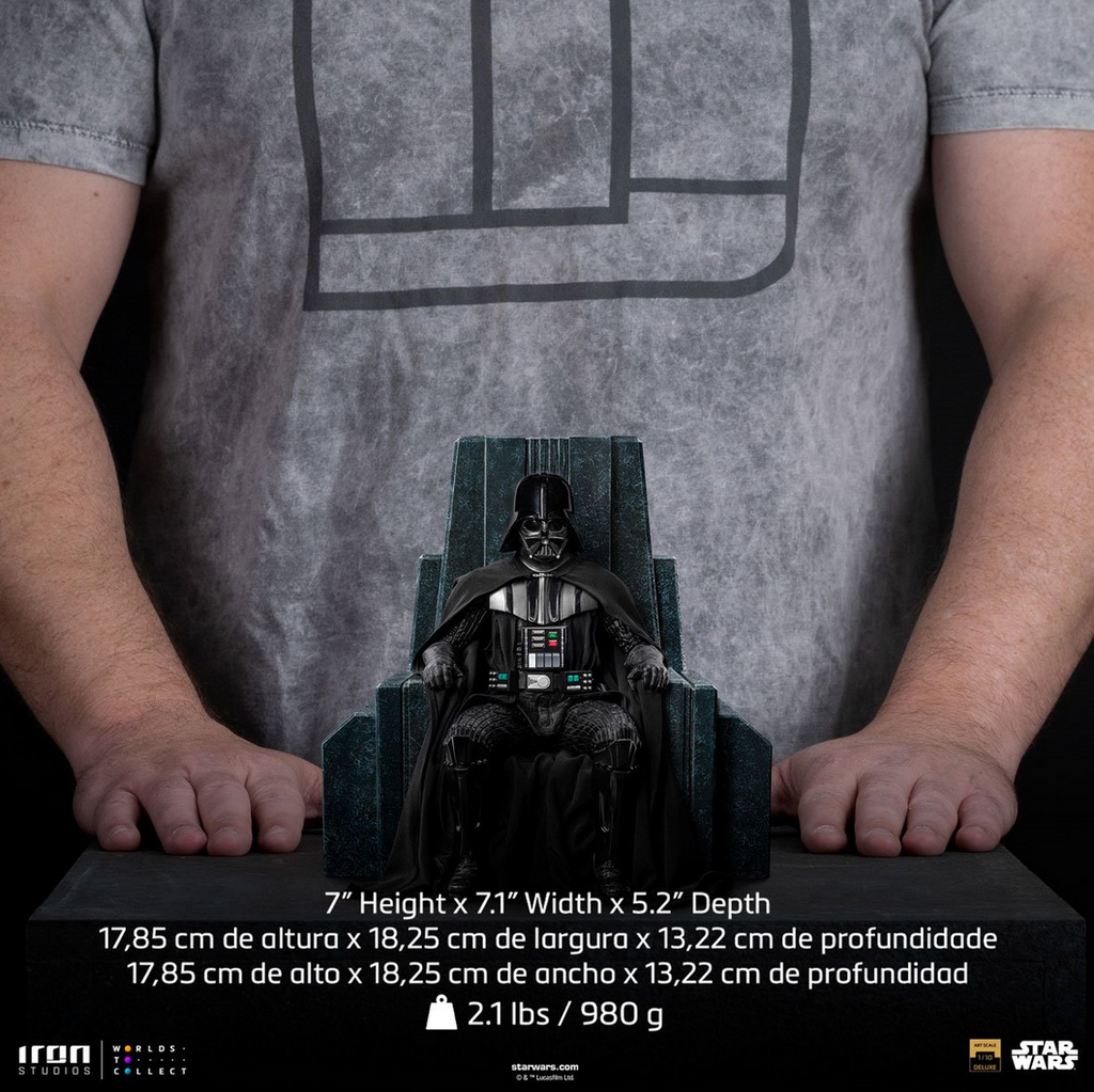Star Wars: Obi-Wan Kenobi Darth Vader on Throne 1:10 Art Scale Limited Edition Statue
