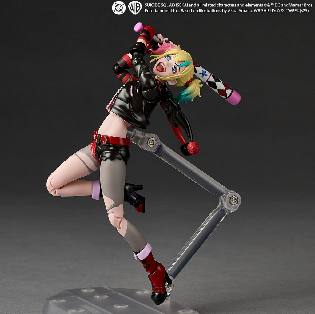 ***PRE ORDER***  Suicide Squad Isekai Harley Quinn Revoltech Amazing Yamaguchi Action Figure