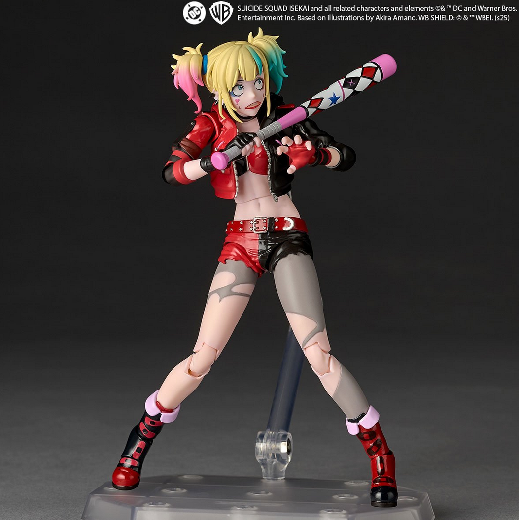 ***PRE ORDER***  Suicide Squad Isekai Harley Quinn Revoltech Amazing Yamaguchi Action Figure