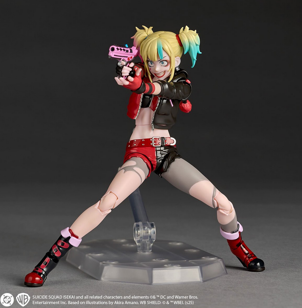 ***PRE ORDER***  Suicide Squad Isekai Harley Quinn Revoltech Amazing Yamaguchi Action Figure
