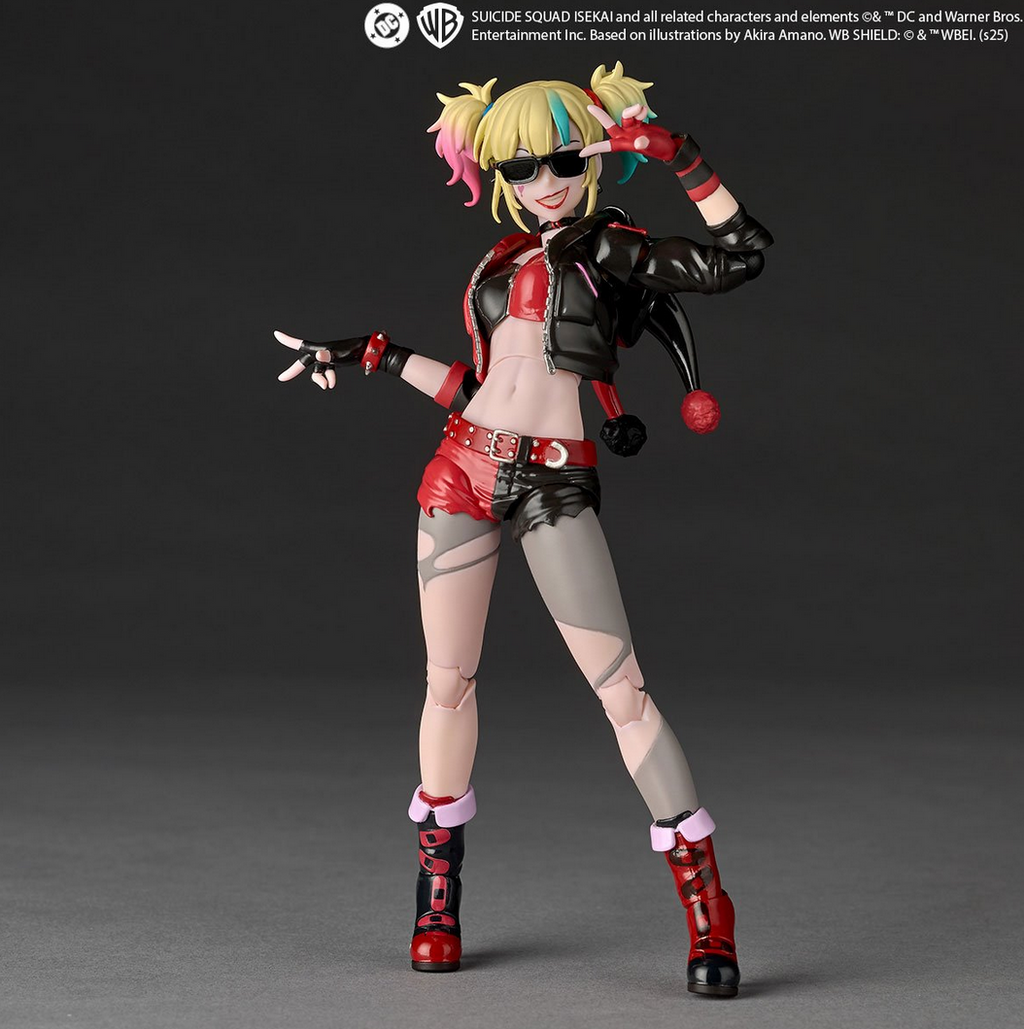 ***PRE ORDER***  Suicide Squad Isekai Harley Quinn Revoltech Amazing Yamaguchi Action Figure