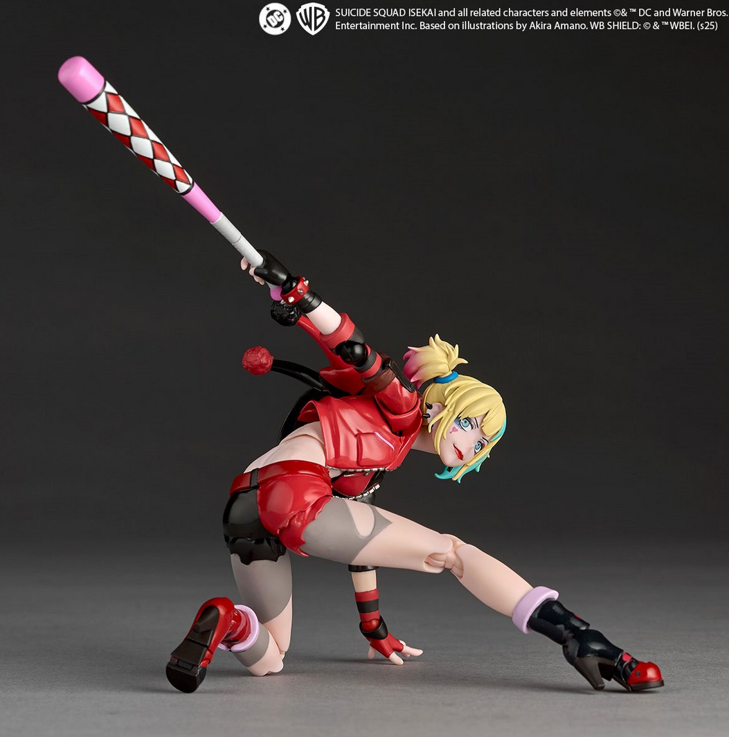 ***PRE ORDER***  Suicide Squad Isekai Harley Quinn Revoltech Amazing Yamaguchi Action Figure