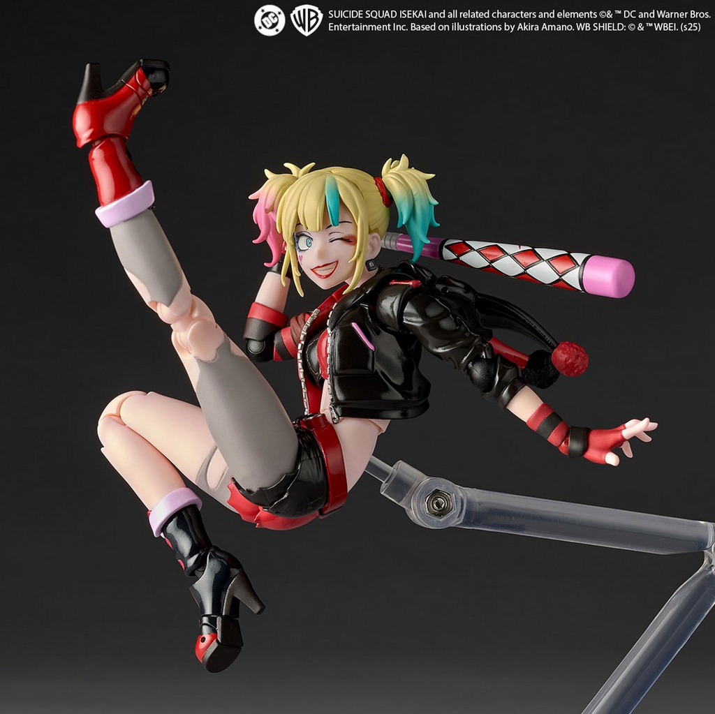 ***PRE ORDER***  Suicide Squad Isekai Harley Quinn Revoltech Amazing Yamaguchi Action Figure