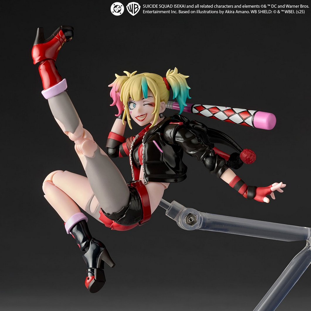 ***PRE ORDER***  Suicide Squad Isekai Harley Quinn Revoltech Amazing Yamaguchi Action Figure