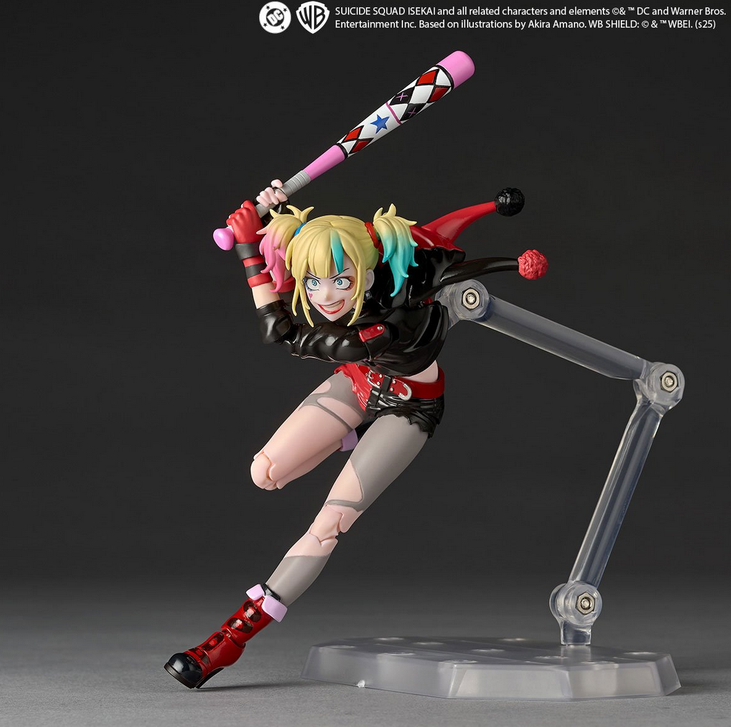 ***PRE ORDER***  Suicide Squad Isekai Harley Quinn Revoltech Amazing Yamaguchi Action Figure
